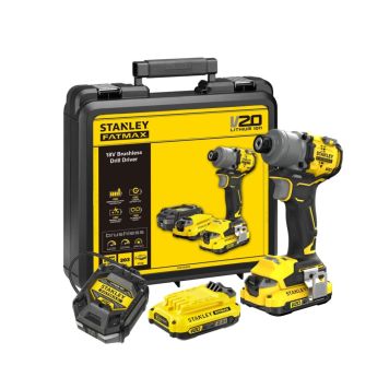 Stanley slagskruetrækker 18V SFMCF830D2K-QW 2x2Ah m/batteri & lader
