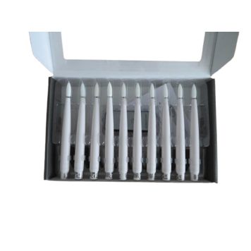 Y-Connection juletræslys plast hvid 10 stk.