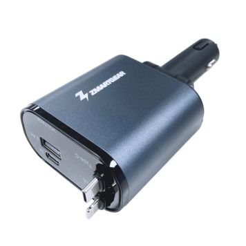 Zmartgear biloplader med udtræk