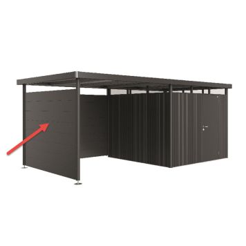 Biohort sidevæg Highline H4 mørkegrå metallic