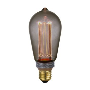Halo Design edisonpære Colors Drop Smoke E27 14 cm