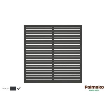 Palmako hegn Nina gråmalet 180x180 cm