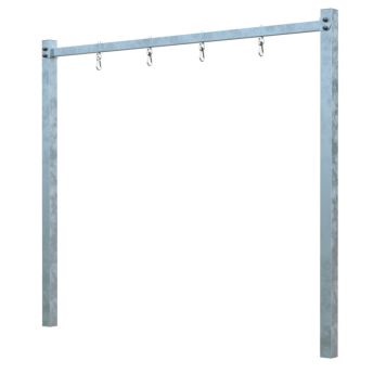 Plus gyngestativ stål 247x8x212 cm ekskl. gyngesæder