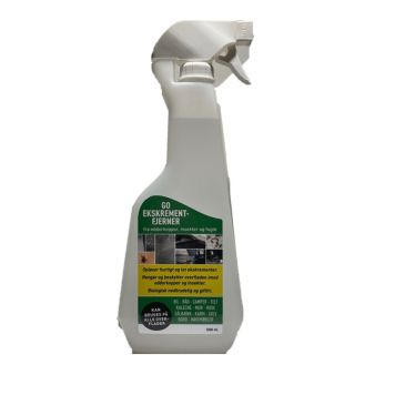 GO ekskrementfjerner - Anti-edderkoppe-spray - 1000 ml