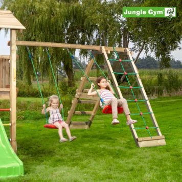 Jungle Gym klatremodul Climb Xtra trykimprægneret træ 287x238x215 cm 