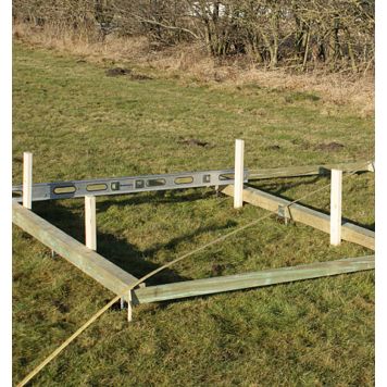 PUNKTFUNDAMENT 4,9 m2-7,3 m² TYPE A+B