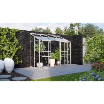 Vitavia vægdrivhus Ida 3,3 m² alu 3 mm delt glas 