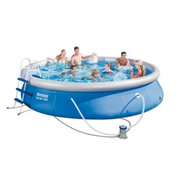 Bestway pool Ø457x84 cm m/filterpumpe Fast Set