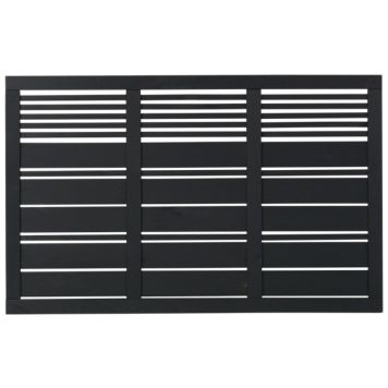 Plus Silence hegn terrasseelement sort 176x110 cm