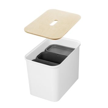 SmartStore opbevaringssæt Collect 76 L hvid 57x38x42 cm