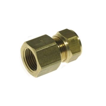 Kompressionsmuffe med rørgevind 12 mm 1/2"