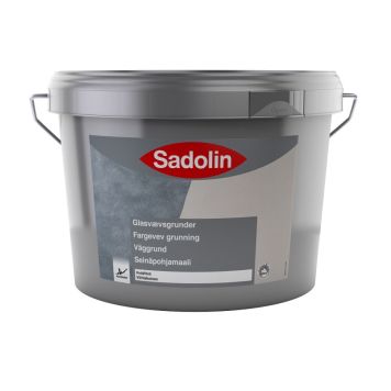 Sadolin glasvævsgrunder mat hvid 10 L