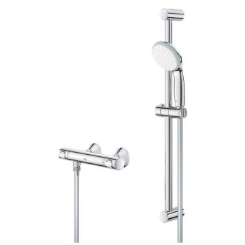 Grohe brusetermostat Precision Flow inkl. brusesæt Vitalio Go 100 QuickFix