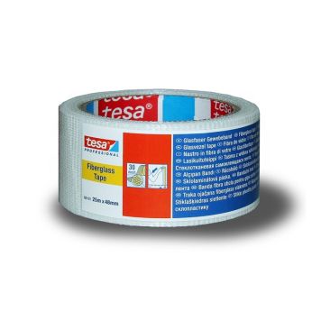 ﻿Tesa glasfibertape Professional 25 m x 48 mm.