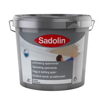 Sadolin spærrende loftmaling hvid 10 L