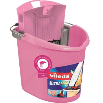 Vileda spand m/vrider Ultra Max pink Støt Brysterne