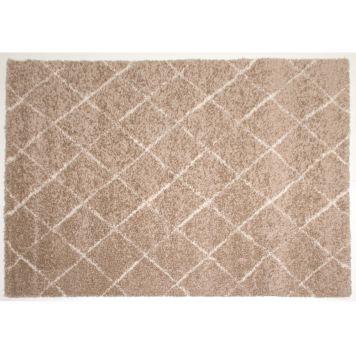 Tæppe Rya Gillöga beige 135x190 cm