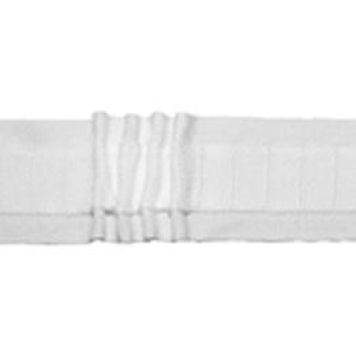 Debel rynkebånd 5 meter hvid