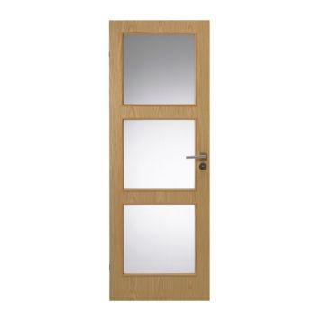 Swedoor glasdør Easy Nature GW3 eg 725x2040 mm