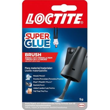 Superlim Attak med pensel - Loctite