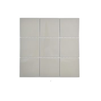 Mosaik Square Uni porcelæn brun blank 29,8 x 29,8 cm