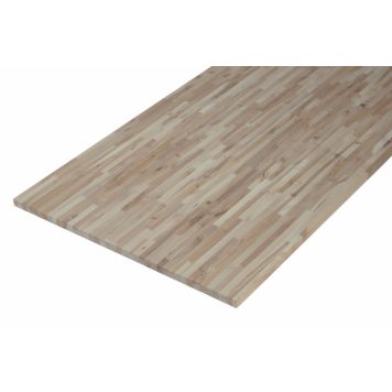 DLH arbejdsplade massiv birk ret forkant 26x800x2020 mm