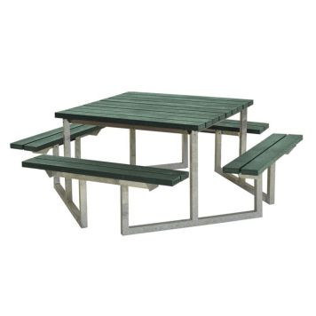 Plus bord-/bænkesæt Twist ReTex grøn 204x204 cm