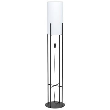 Eglo gulvlampe Glastonbury sort/hvid E27 60 W 151 cm