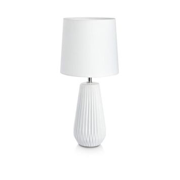 Markslöjd bordlampe Nicci hvid 41 cm