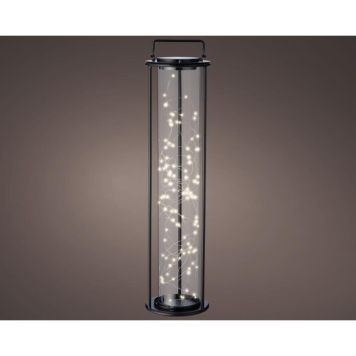 Lumineo solarlanterne sort 100 LED H79 cm 
