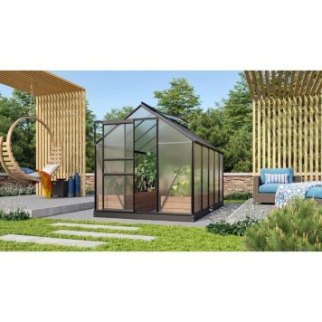 Vitavia drivhus Venus 6,2 m² sort 4 mm poly