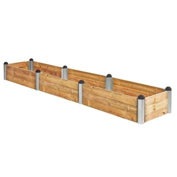 Plus højbed Pipe lærk 400 x 80 x 36 cm