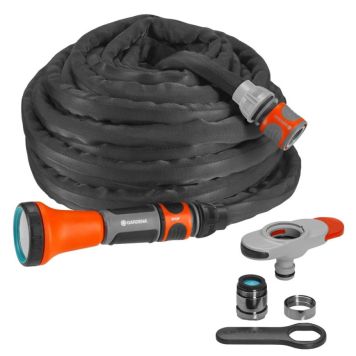 Gardena tekstilslange Liano inkl. tilbehør 10 m