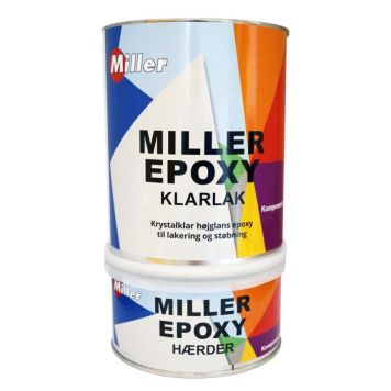 Miller epoxylak og hærder klar