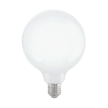 Eglo LED-globepære opal dæmpbar E27 7,5W Ø12,5 cm