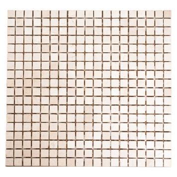 Mosaik Botticino marmor hvid 30,5 x 32,2 cm