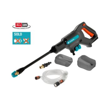 Gardena akku mellemtryksrenser AquaClean 24/18V P4A solo 24 bar u/batteri & lader