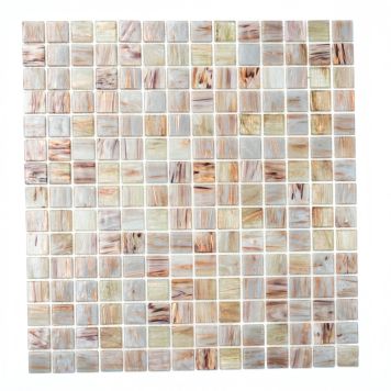 Mosaik GM GSL 510 glas mix lys beige 32,7x30,5 cm