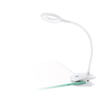 Eglo LED-klemlampe Cabado hvid 3 W dæmpbar