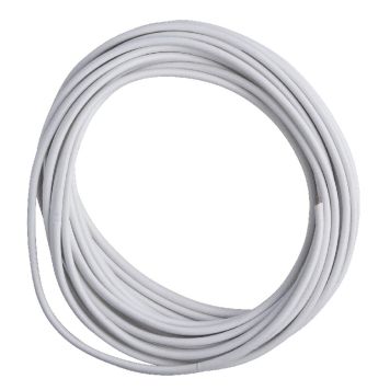 E-line ledning flad 2x0,75 5 m hvid