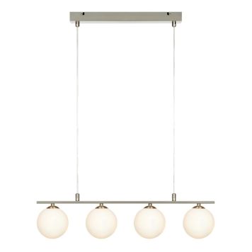 Markslöjd langbordspendel Quattro G9 stål/opalhvid 66 cm 