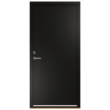 Swedoor facadedør P-1200 venstre udadgående sort 948x2080 mm