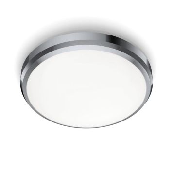 Philips plafond Doris CL257 krom 6 W LED 4000 K IP44 Ø22 cm