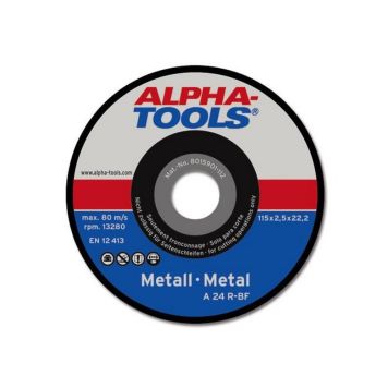 Alpha Tools skæreskiver metal 115 mm 10 stk.