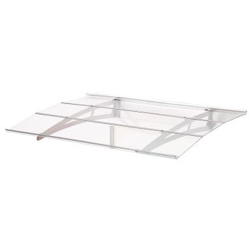 Superroof baldakin Madrid rustfri stål 140 cm