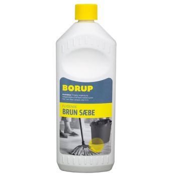 Borup flydende brun sæbe 1 l