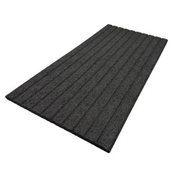 DP Acoustics træbetonplade V-Line multifin sort 1200x600x25 mm