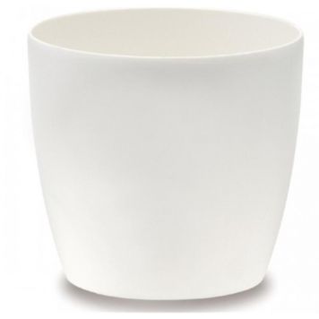 Elho urtepotte Brussels Round hvid Ø14 cm