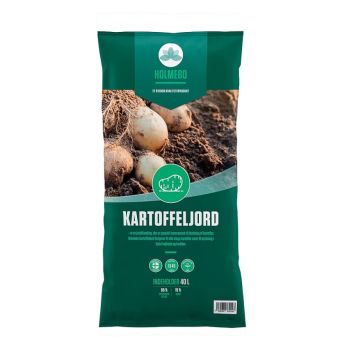 Holmebo kartoffeljord 51 sække á 40 L