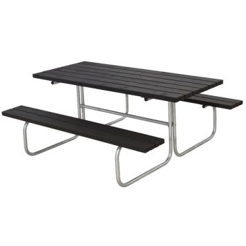 Plus bord-/bænkesæt Classic sort 177x155x73 cm